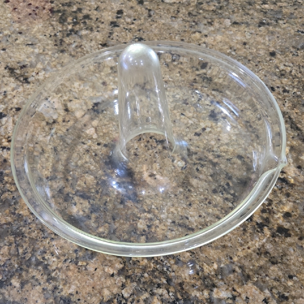 Clear Glass Chicken Roaster